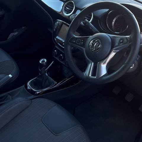 Clean Vauxhall Adam interior after an interior valet